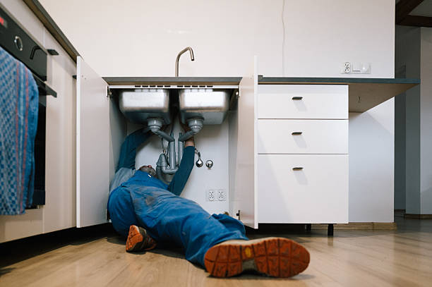 Professional Drain Cleaning technician working in Woxall, PA